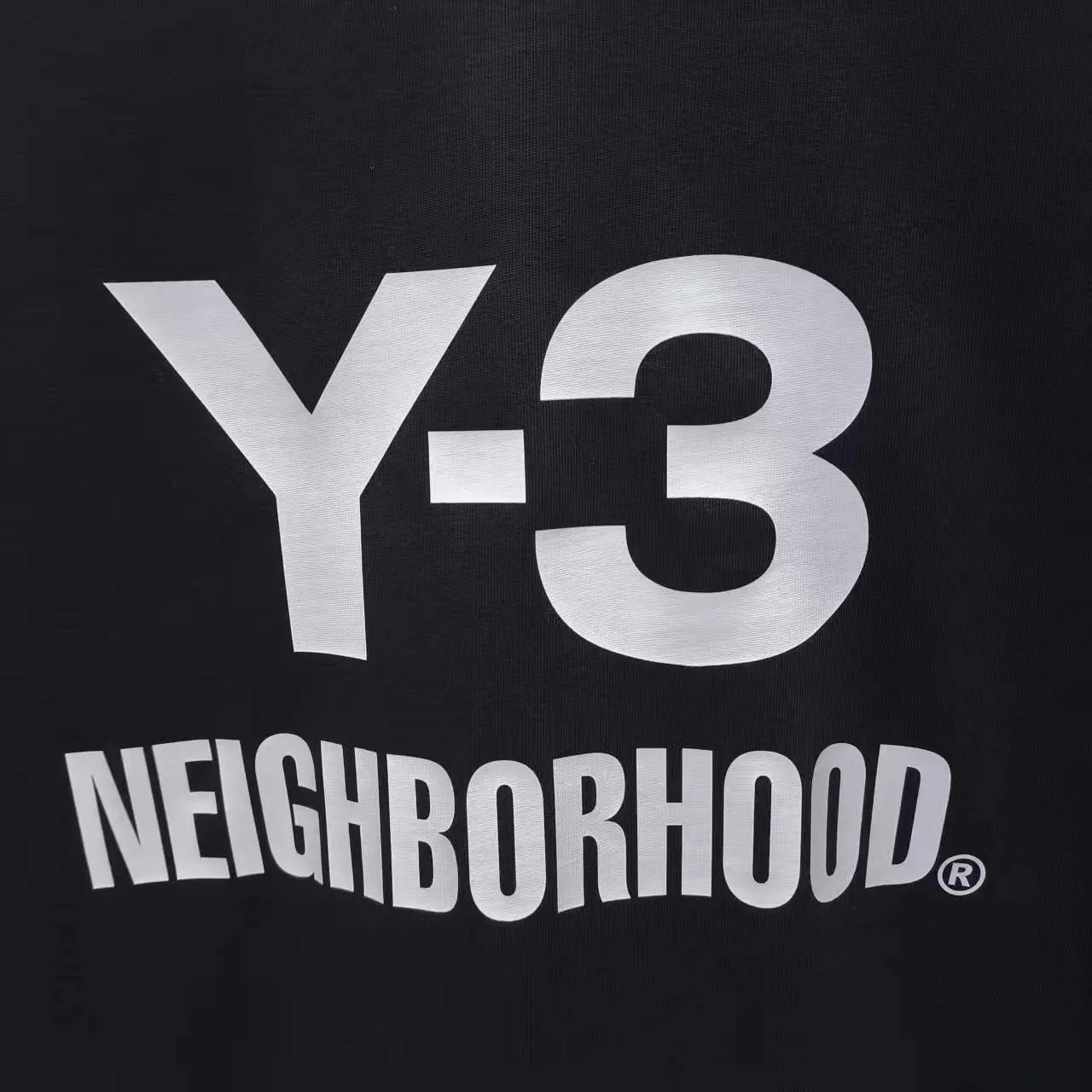 Y 3 Yohji Yamamoto 2026 Spring and Summer New Arrival joint style printed logo short-sleeved T-shirt loose fit for men and women Same Style Size S M L XL XXL Black White