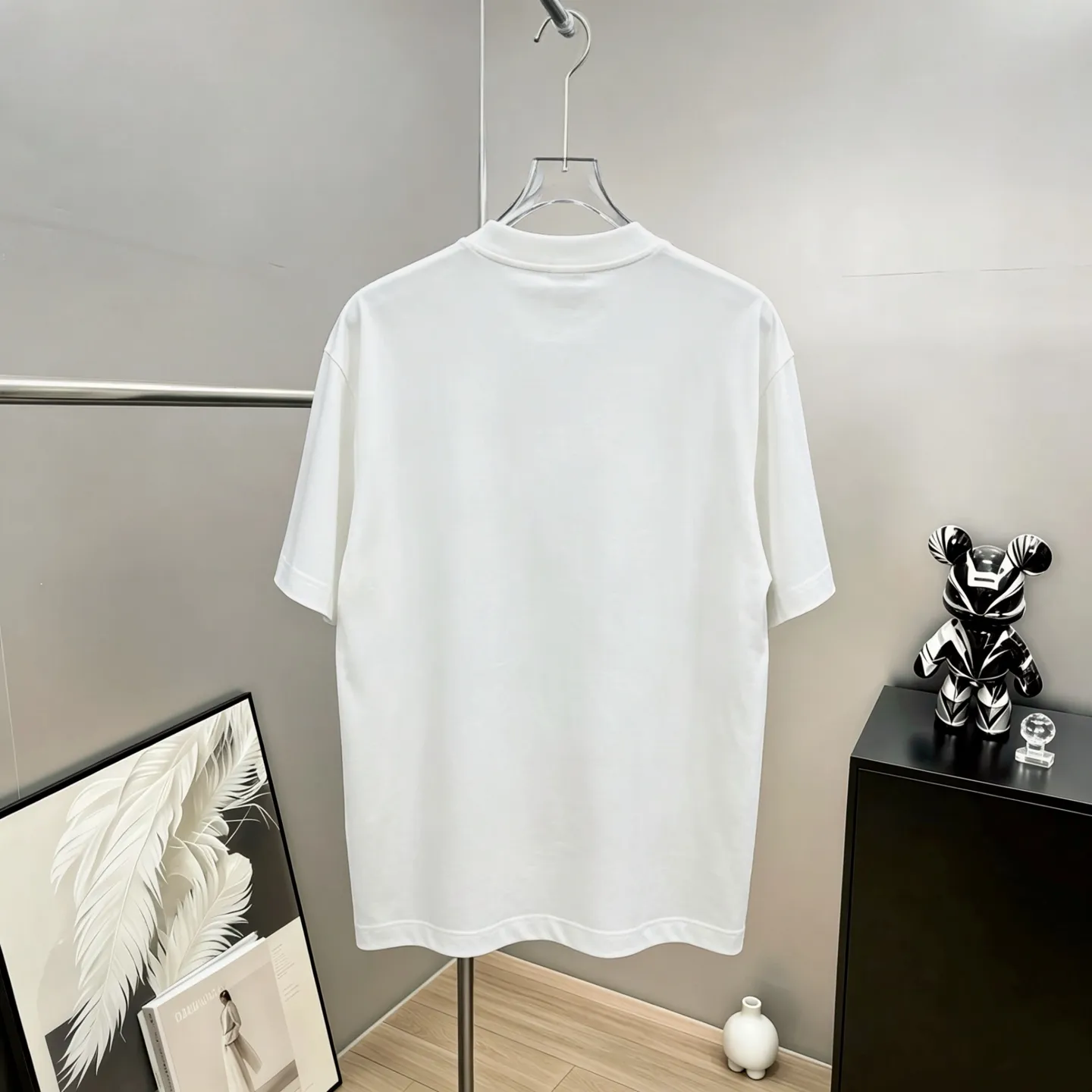 Y 3～ Logo embroidery "Difference currency fabric" Double yarn pure cotton, tight yarn short-sleeved T-shirt top short-sleeved tee upper body is very comfortable, Same Style half-sleeves for men and women, dropped shoulders loose version Color: Black White Coffee Brown Size: S (90-130 pounds) M (125-150 pounds) L (135-165 pounds) XL (160-190 pounds) XXL (185 pounds)