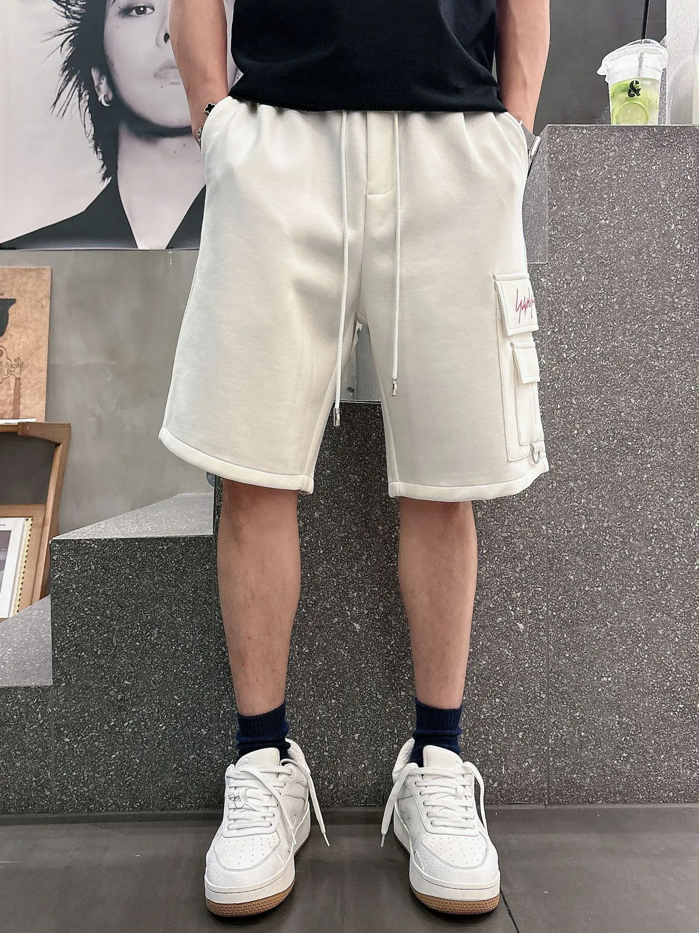 Y 3 Complete three standards 2026 summer New Arrival men's casual shorts, advanced custom-made Breathable fabric Breathable fabric with high elasticity and comfort, impeccable details, top-grade accessories, original logo design concept, delicate and soft feel! The upper body fit is awesome! Size: M-XXXL Please state your height and weight when ordering