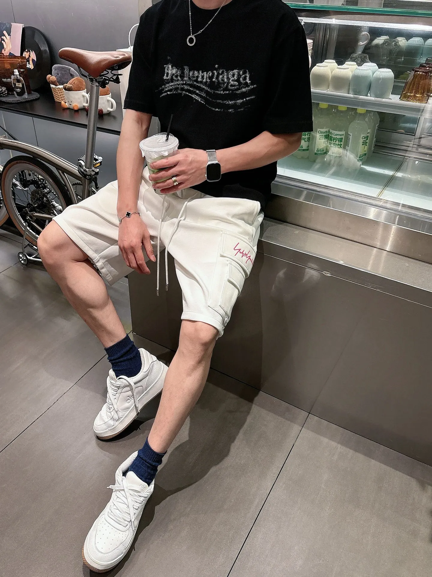 Y 3 Complete three standards 2026 summer New Arrival men's casual shorts, advanced custom-made Breathable fabric Breathable fabric with high elasticity and comfort, impeccable details, top-grade accessories, original logo design concept, delicate and soft feel! The upper body fit is awesome! Size: M-XXXL Please state your height and weight when ordering