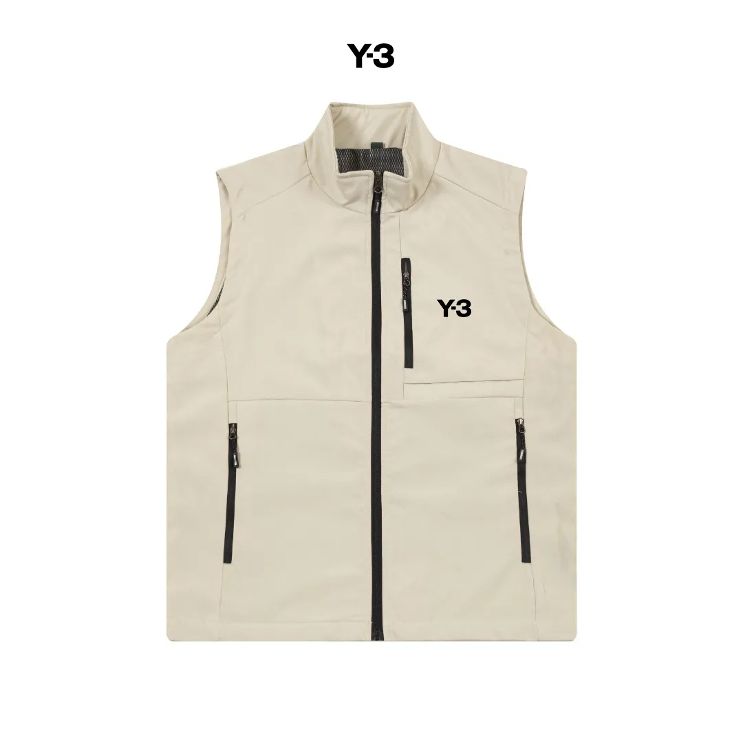 Outdoor three defenses! Premium is a must! [Y-3 New Arrival Outdoor Windproof Breathable Lightweight Vest] Product features: Weatherproof, anti-static, tear-resistant Wear-Resistant! It is lightweight, has good three-proof effect, and can easily cope with various complex outdoor environments! Professional-grade outdoor vest, made of polar waterproof fabric, belongs to the outdoor guide level. It is designed for harsh outdoor environments and aims to provide ultimate protection for sports enthusiasts! This windproof Breathable hoody is ideal for climbers looking for flexibility! Wear-Resistant and highly windproof outer layer. The fabric can withstand rain and absorb moisture! Moisture-proof surface fabric. Snow-proof. Breathable Wear-Resistant. Wind-proof. Water-proof. Can condense water droplets on the fabric. Three-dimensional shaping, more fit and comfortable! The integrated hood that is compatible with helmets brings better wind-proof, waterproof and warmth. The design of each part is streamlined and used, and the upper body effect is excellent! Color: Black, Cream White Size: L-4XL