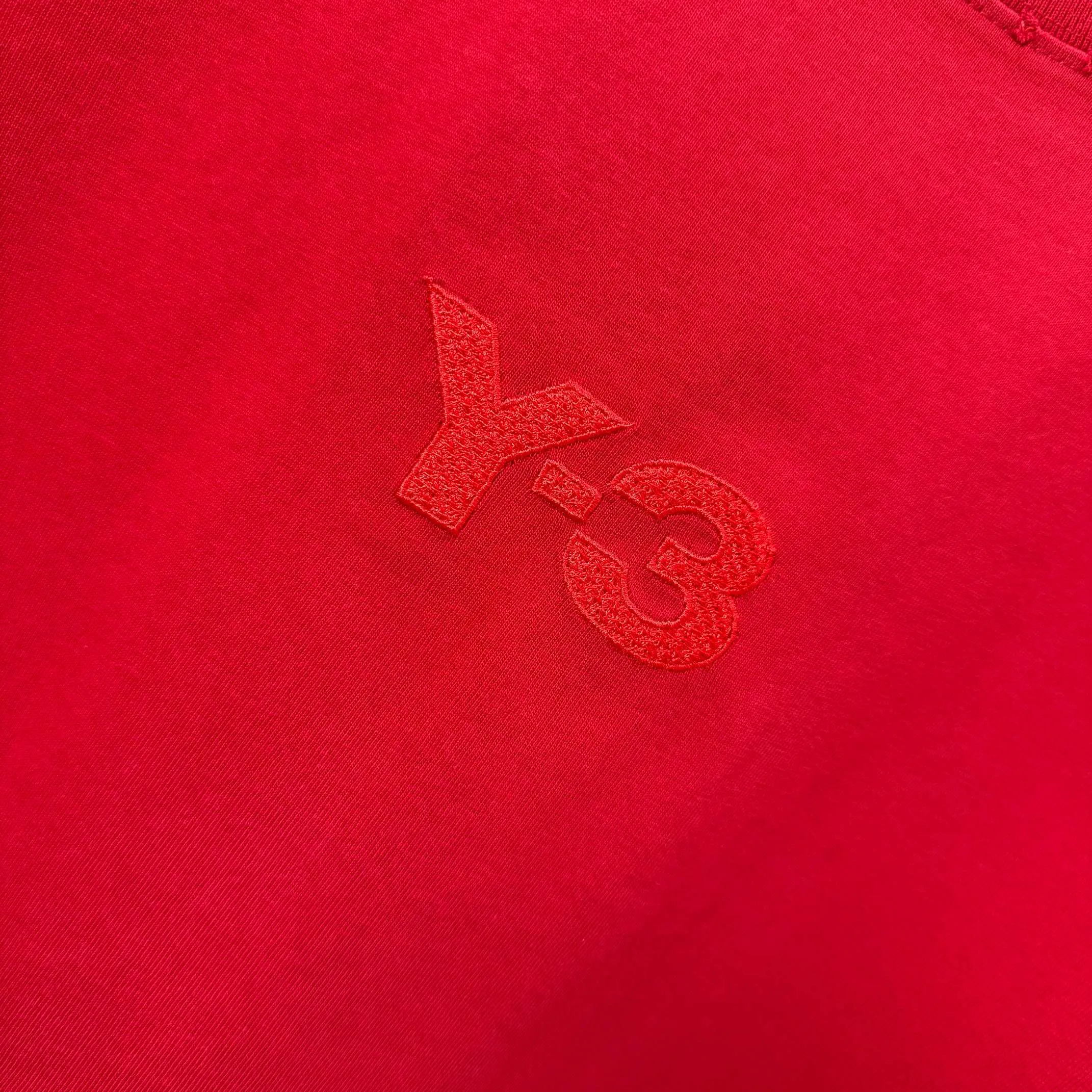 # 95 Y 3*Yamamoto*Yoji 2026 Spring and Summer New Arrival Washed and worn Round neck short-sleeved tee Men and women Same Style Loose version Embroidered letters Color: Washed black Washed white Washed red Washed green Size: S M L XL XXL Size: S (90-130 pounds) M (120-150 pounds) L (140-165 pounds) XL (160-180 pounds) XXL (180 pounds)