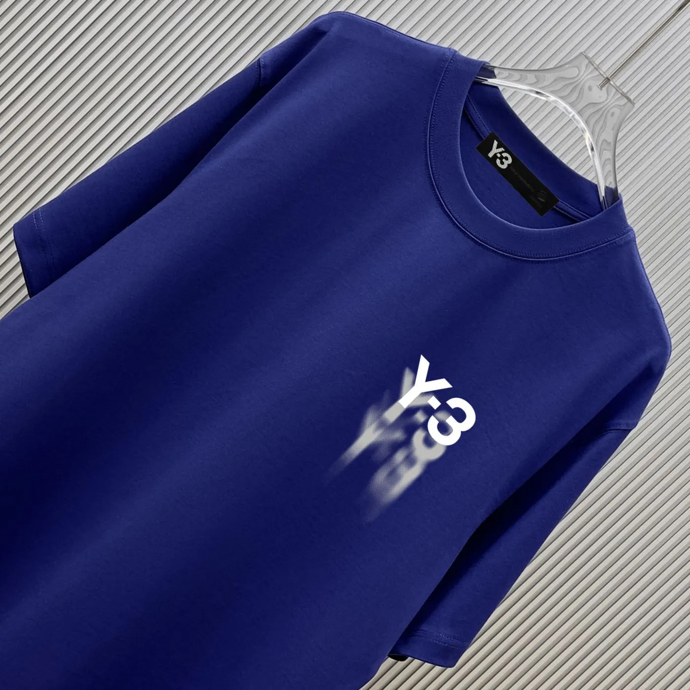 (Strictly control Quality) Style: Yamamoto-Yoji.Y-3 short-sleeved T-shirt Fabric: Double weight yarn 100% cotton Rib: Weight Sorona 1*1 trendy brand Process: Printing Color: White Night Blue Blue Cool Blue Floral Gray Black Size: M—4XL No gender distinction Men and women Same Style