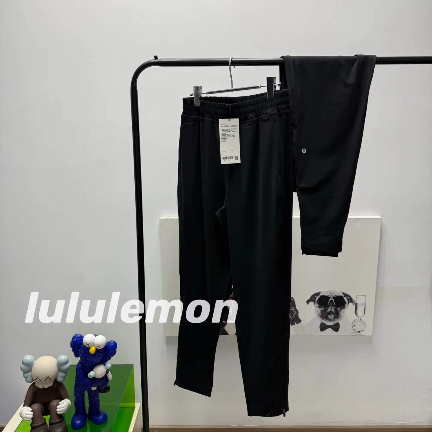 lululemon/ ， ， Quality ， logo ， Premium ， ， ， ， ， ， ， ， Breathable ， ， ， ， …… ➕ ！ ～ Quality， ～ ， ～ ：Black Size：S-XL