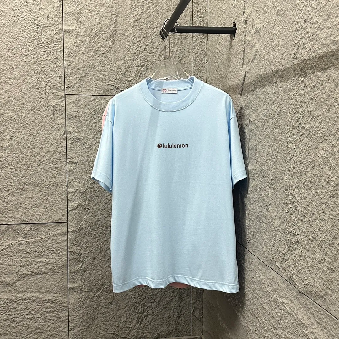 lulu*lemon* 2025 New Arrival t Classic Same Style ：Black White Light Blue Light Pink Size： S （90-130 ） M （120-150 ） L （140-165 ） XL （160-180 ） XXL （180 ）