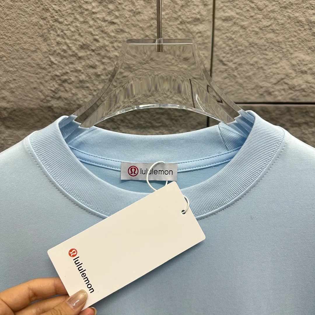 lulu*lemon* 2025 New Arrival t Classic Same Style ：Black White Light Blue Light Pink Size： S （90-130 ） M （120-150 ） L （140-165 ） XL （160-180 ） XXL （180 ）