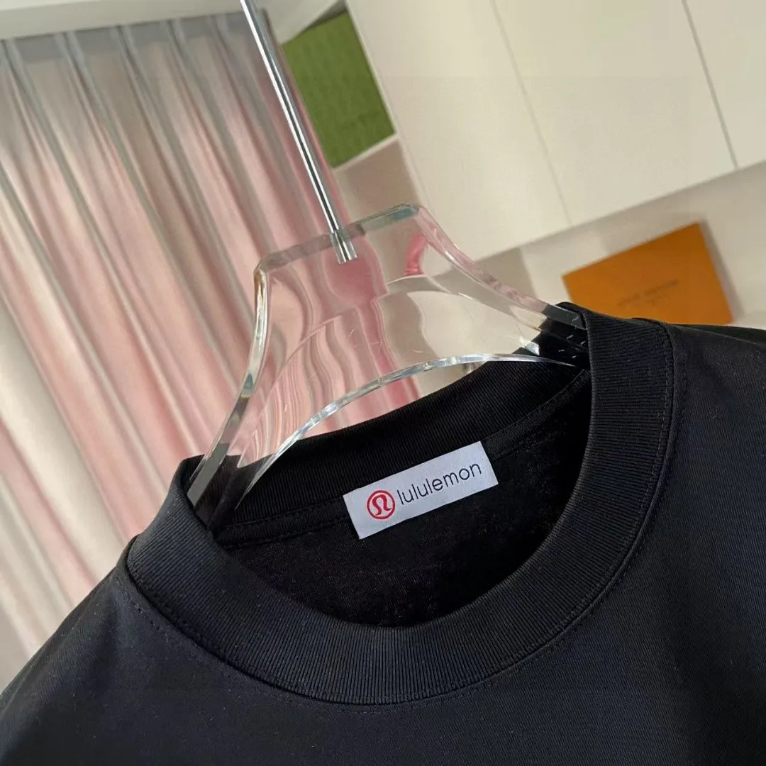 lulu* 2025 New Arrival logo g t Same Style Size：S M L XL XXL ：Black White Green Purple
