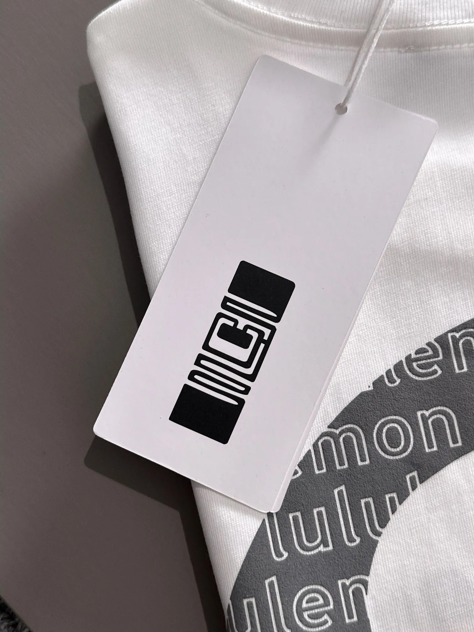 lululemon 2025New Arrival logo Same Style t 100％ 32 ：White Size：XS S M L