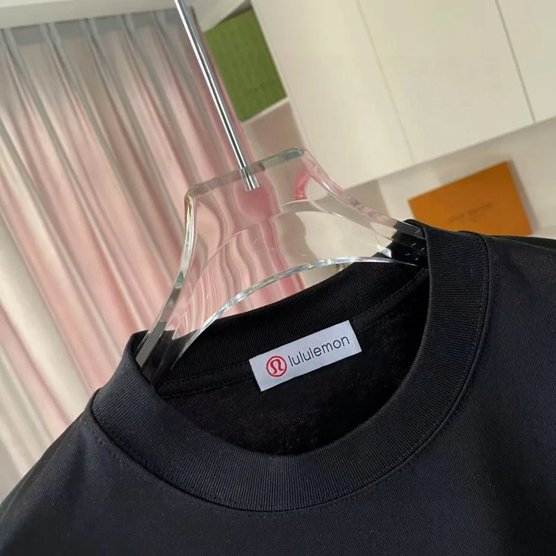 lulu* 2025 New Arrival logo g t Same Style Size：S M L XL XXL ：Black White Green Blue