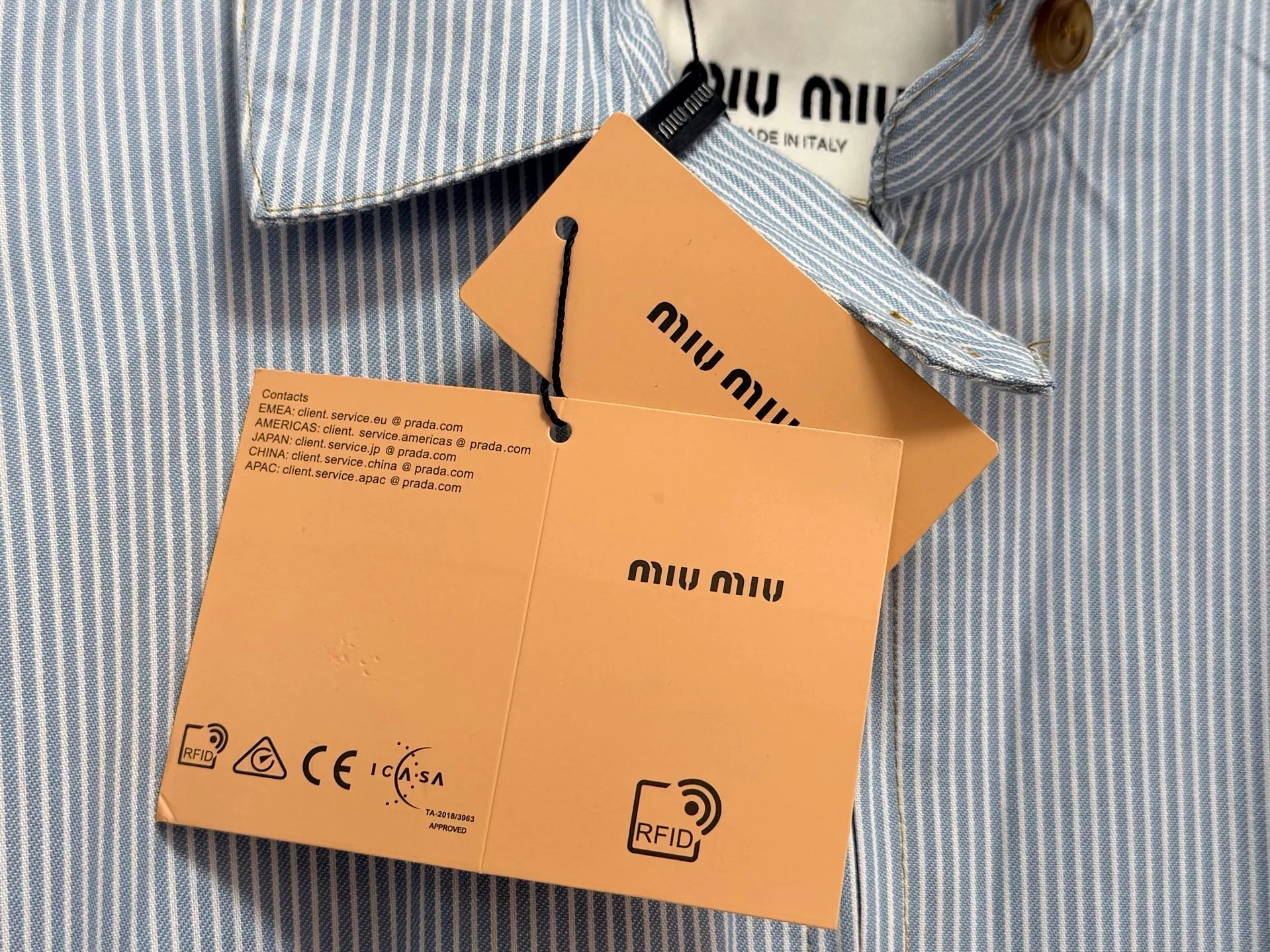 MIUMIU ● ● ● YB ● 。 ● ， ， Same Style ， ， ， ， ， Same Style！ ● ：Blue ●Size：36 38 40 42