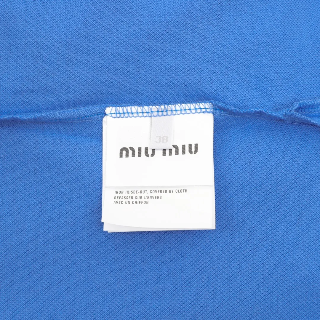 MIU MIU MM popup POLO 8700 MIUMIU ， 240 ， 、 ， Blue ， ， ， ， ， ， Black ， In Stock ! Size : S-L(36 38 40)