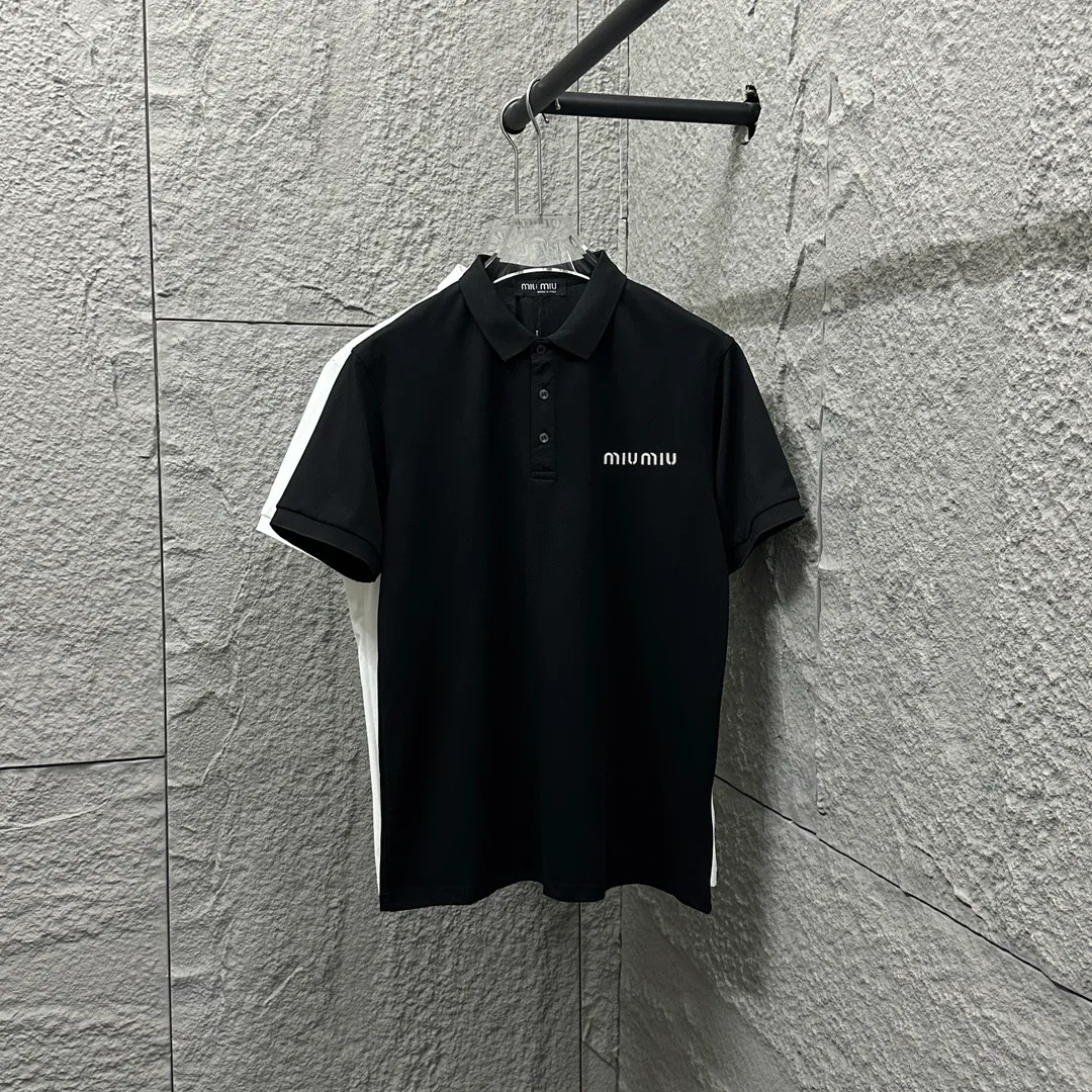 miu*miu POLO 2025 New Arrival polo Same Style Size： M L XL 2XL 3XL ：Black White