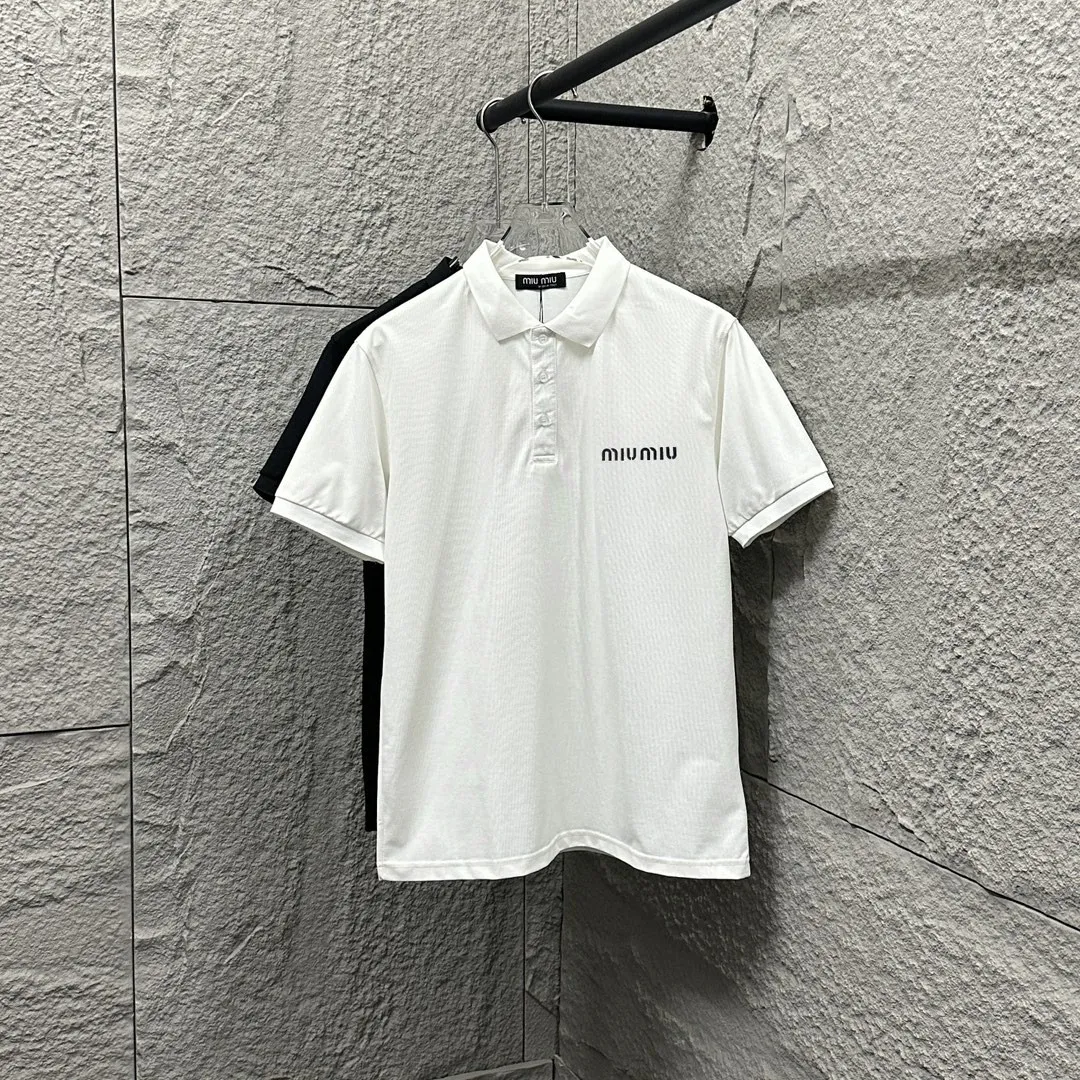 miu*miu POLO 2025 New Arrival polo Same Style Size： M L XL 2XL 3XL ：Black White