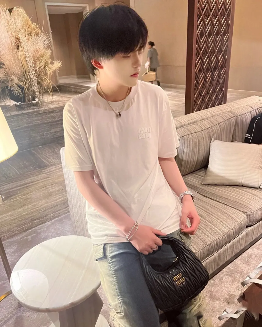 MIU MIU MM LOGO T