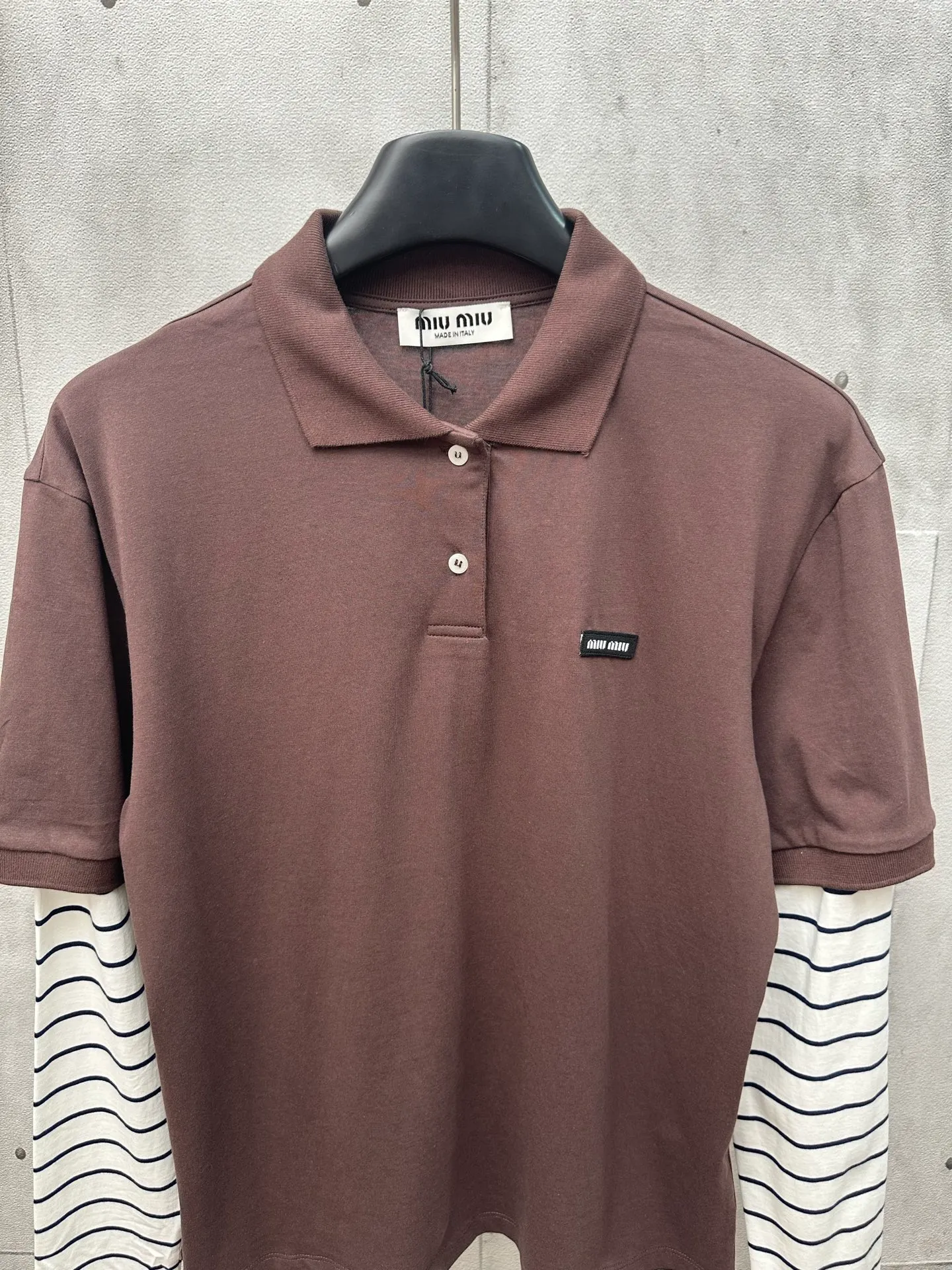 Miumiu 25 New Arrival Polo Logo Size：S M L