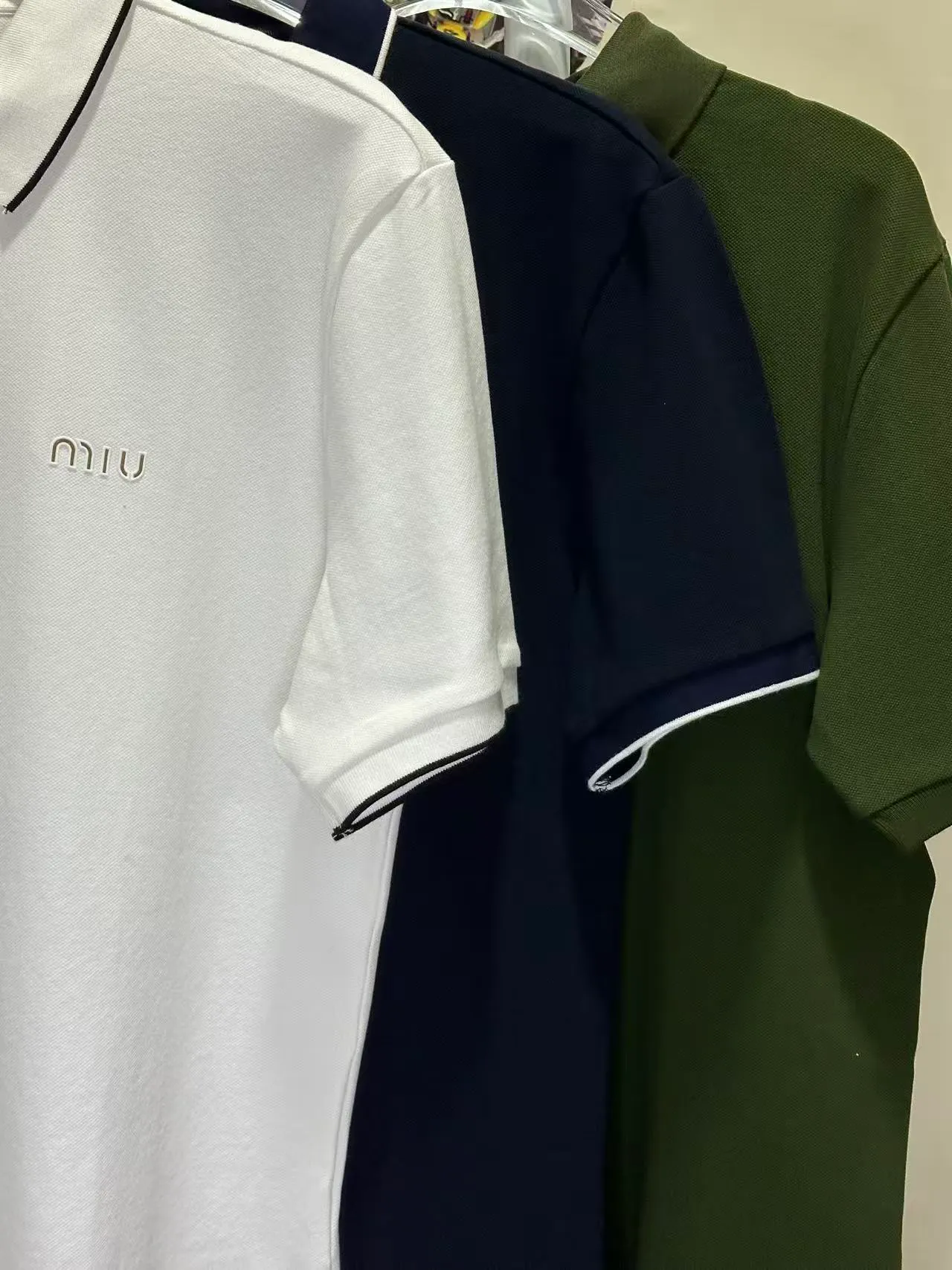 L 25020#P100💰Miu miu ⌚️ Miu Miu 280 Premium Factory ， ， Breathable ： Miu Miu 🪡 ：White SIZE：S-XXL