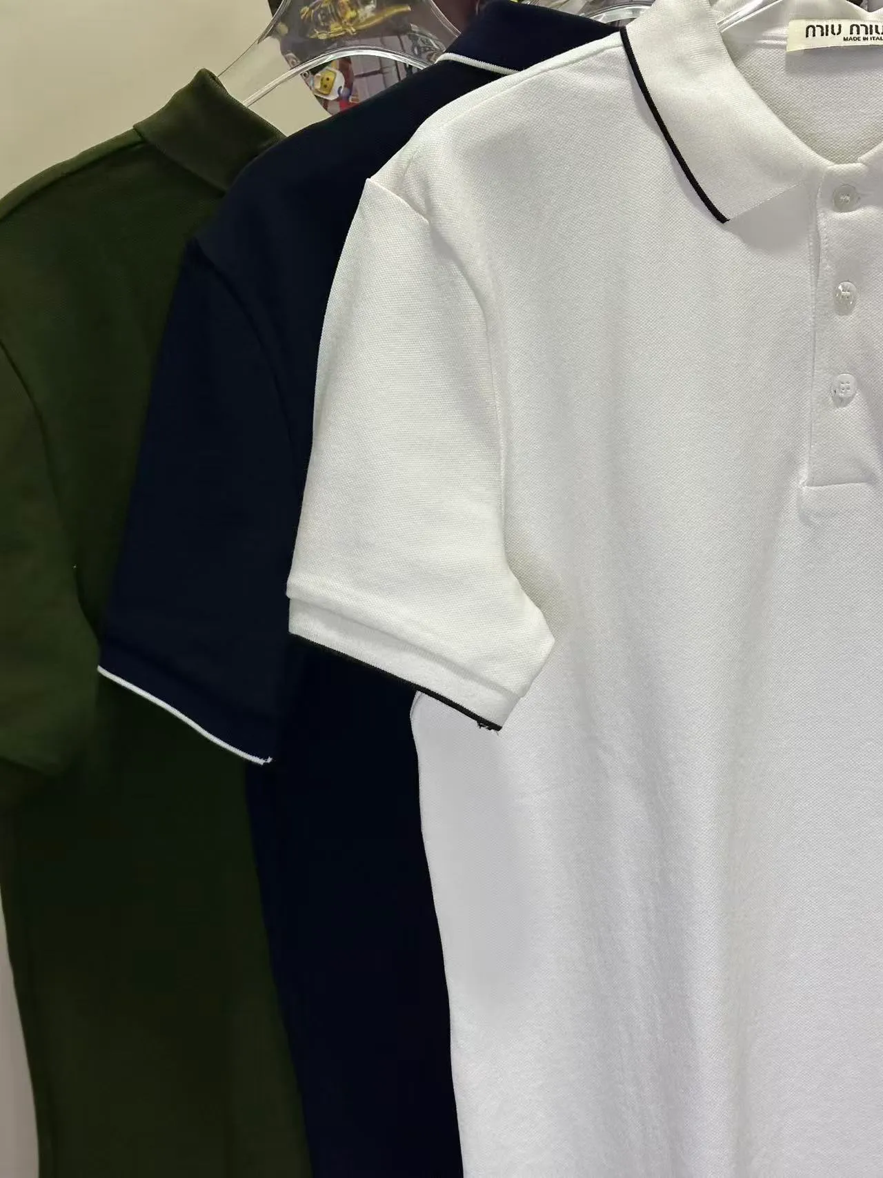 L 25020#P100💰Miu miu ⌚️ Miu Miu 280 Premium Factory ， ， Breathable ： Miu Miu 🪡 ：White SIZE：S-XXL
